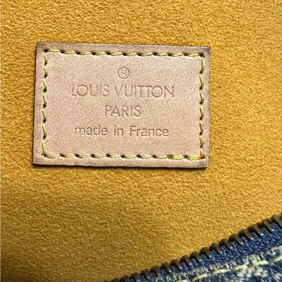 AUTHENTIC LOUIS VUITTON NEO SPEEDY DENIM HANDBAG - Picture 16 of 16